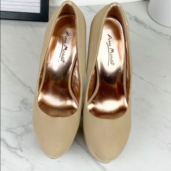 Anne Michelle tan pumps - Picture 6 of 6